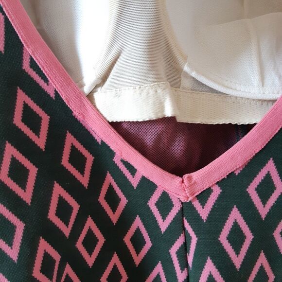 Vintage Patterned One Piece Swimsuit - Picture 7 of 7